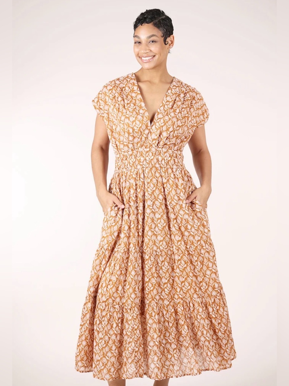 Dolma Camille Maxi Dress - Mocha